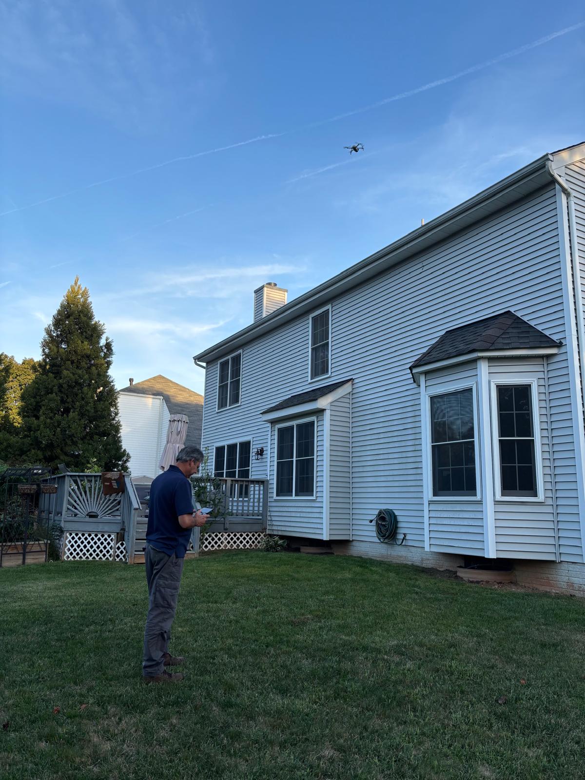 Mold damage on wall detected during home inspection in Northern Virginia